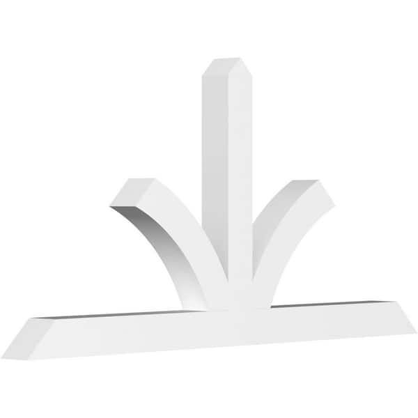 Ekena Millwork Richland 96 in. W x 48 in. H x 6 in. D Signature Polyurethane Bracket