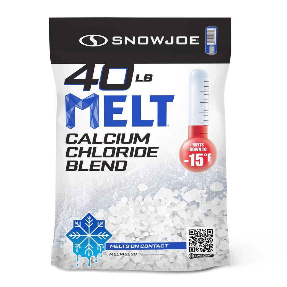 Snow Joe 40 lbs. Calcium Chloride Ice Melt Blend MELT40ESB The Home Depot