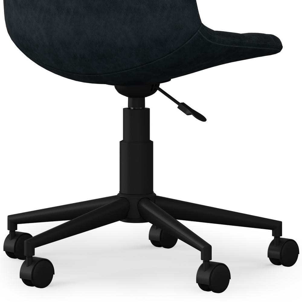 Chambers Distressed Blue Faux Leather Swivel Executive Chair