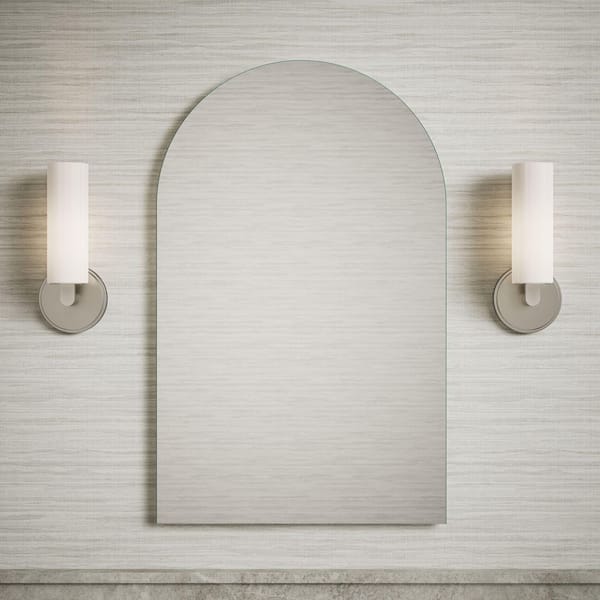 Embark 20 in. W x 32 in. H Arched Recessed/Surface Mount Medicine Cabinet with Mirror
