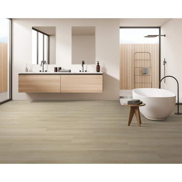 Elite Timely Oak 20 MIL T x 9.13 in. W x 60 in. L Click Lock Waterproof Lux Vinyl Plank Flooring (26.63 sq. ft./case)