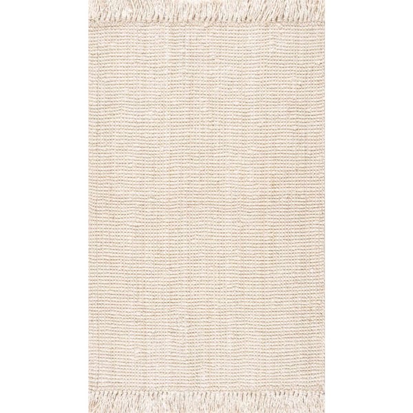 HAUTELOOM Senneterre Cream 9 ft. x 12 ft. Area Rug