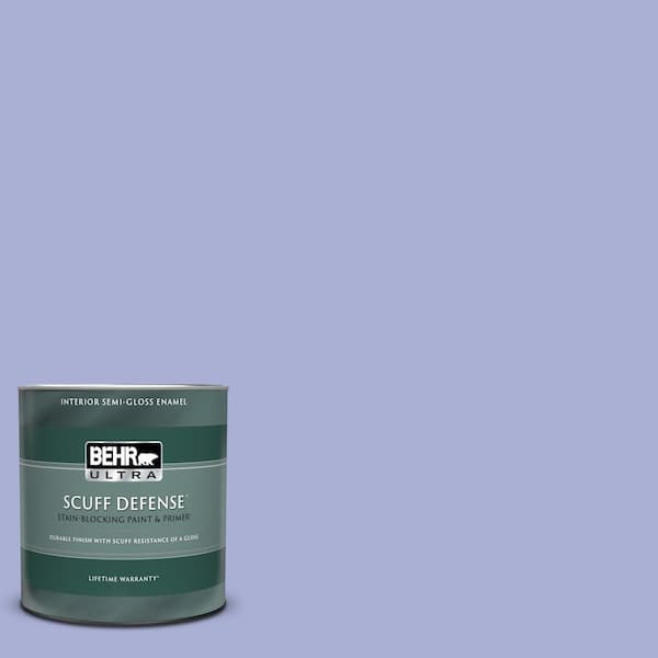BEHR ULTRA 1 qt. #MQ4-30 Lavender Wash Extra Durable Semi-Gloss Enamel Interior Paint & Primer