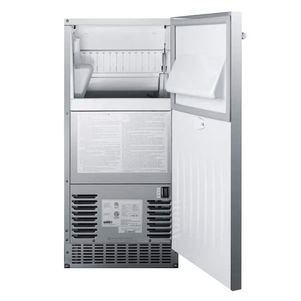 Sapphire  15 Inch Built-In Indoor Ice Maker with 68 lbs. Daily Ice Pr —  Home Bar Select
