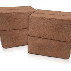 6 cu. ft. 100% Natural Organic Coco Coir Brick with Low EC and PH Balance for Plants (8-Pack)