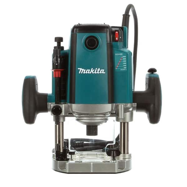 Utrolig Unravel prik Makita 3-1/4 HP Plunge Router with Variable Speed RP2301FC - The Home Depot