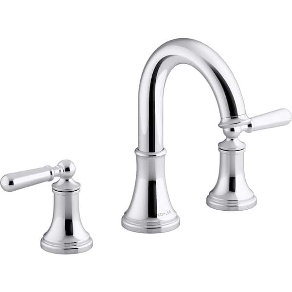 KOHLER Capilano 8 in. Widespread 2-Handle Bathroom Faucet in Polished Chrome