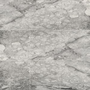 Leonardo Onda Gray 24 in. x 24 in. Matte Porcelain Floor and Wall Tile (16 sq.ft./Case)
