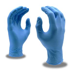 Large Nitrile 4 Mil. Disposable Gloves (10-Pack)