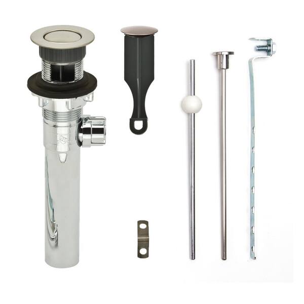 PF WaterWorks PF0240 Tappo Pop-up Universale A 2 Fori Per Lavandino - Facile Installazione Senza Attrezzi