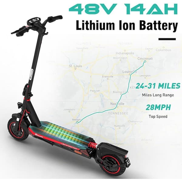 EVERCROSS Adult Electric Scooter of A1 800-Watt Portable Dual