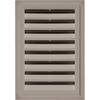 Builders Edge 120061824008 18" X 24" Rectangular Vent 008, Clay