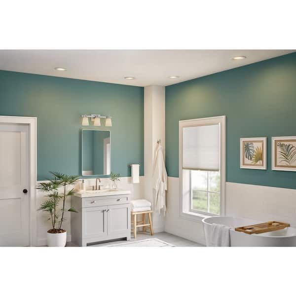 5/6 in. Adjustable CCT Housing Required Non-IC Rated Dimmable Indoor Integrated LED Recessed Light Trim T24 (4 Packs)