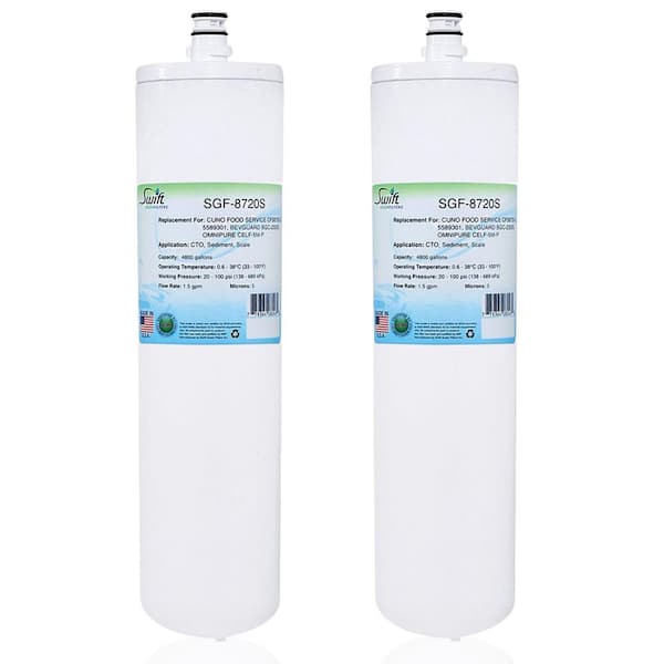Swift Green Filters SGF-8720S Compatible Commercial Water Filter for CFS8720-S, 5589301, (2 Pack)