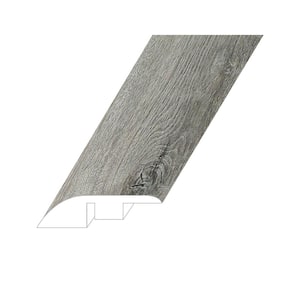 Omnia Elder Stone 0.6 in. Thick x 1.8 in. Wide x 94.5 in. Length Vinyl Reducer Molding