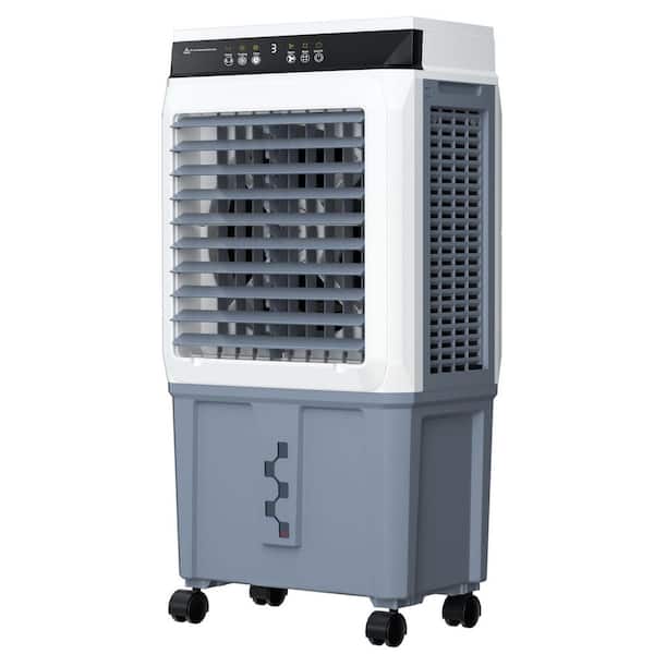 3450CFM 3-Speed Indoor/Outdoor Portable Evaporative Cooler with Remote Control,11 Gal. Tank Air Cooler for 1000 sq.ft.