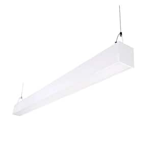 3.15 ft. 50-Watt Integrated LED Dimmable White Up and Down Suspended Shop Light 3 CCT Selectable Dual Switch