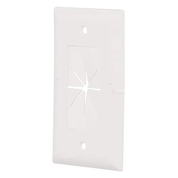 Commercial Electric White 1-Gang 1-Decorator/Rocker/1-Duplex
