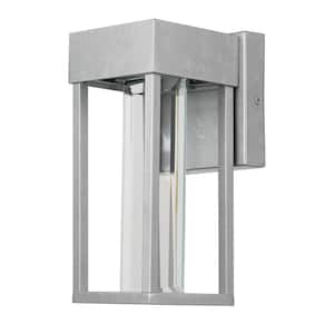 Bowie Galvanized Steel Industrial Outdoor Integrated LED 1-Light Wall Sconce