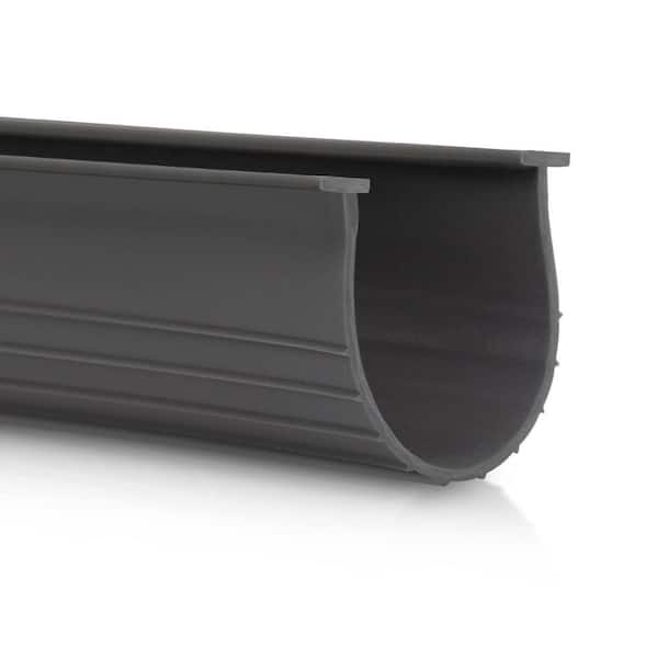 3 Grey T Style Weatherstrip for Garage Door Bottom Seal 1/4 Fit All Widths Prevent Dust & Noise 18' Wide Door