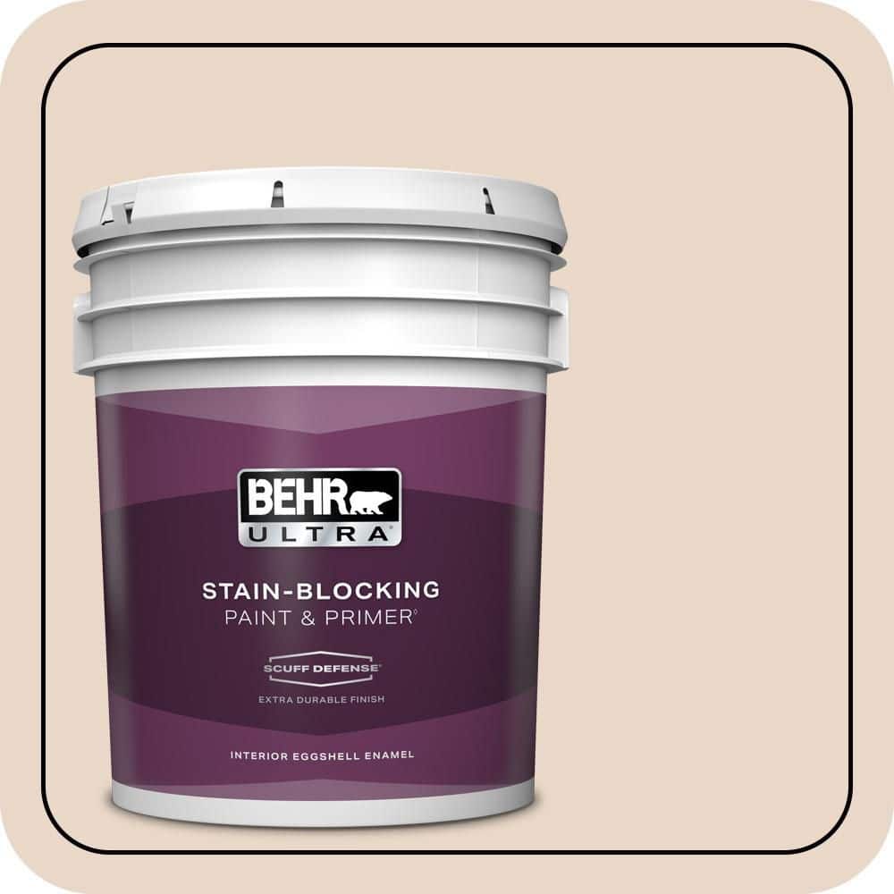 5 gal. #ECC-59-2 Siesta Tan Extra Durable Eggshell Enamel Interior Paint & Primer price history on PriceWatchPro
