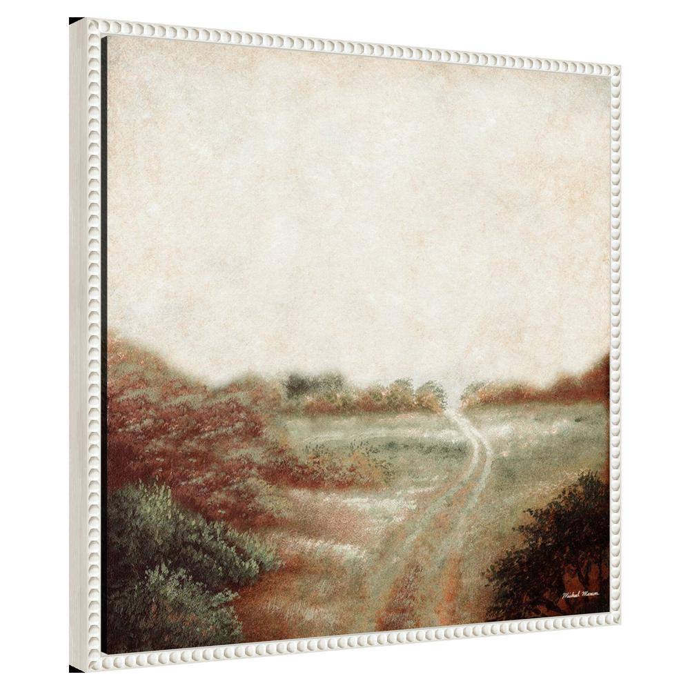 Ethereal Field Beaded Framed Canvas Wall Art 22 x 22-in
