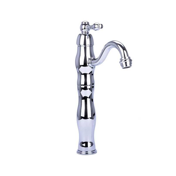 Fontaine by Italia Victorian Single Hole Single-Handle Vessel Bathroom Faucet in Chrome