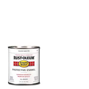 1 qt. Protective Enamel Gloss White Interior/Exterior Paint (2-Pack)