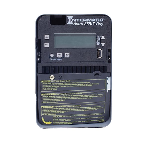 Astronomic 120-277 VAC 7-Day/365 Day Indoor 1-Circuit Electronic Control, SPST, Metal Enclosure
