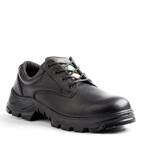 Albany Men's Size 10.5 Black Leather Safety Shoe