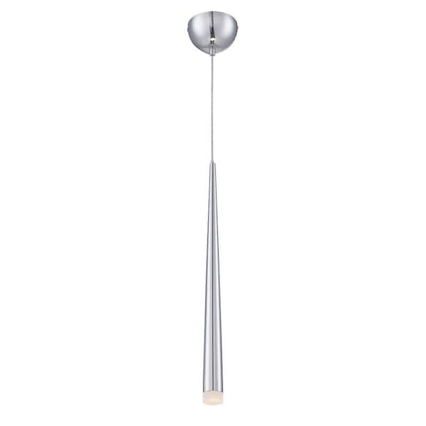 Eurofase Tassone Collection 5-Watt Chrome Integrated LED Pendant