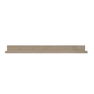 35.4 in. W x 4.5 in. D x 3.5 in. H Light Gray Driftwood Picture Ledge