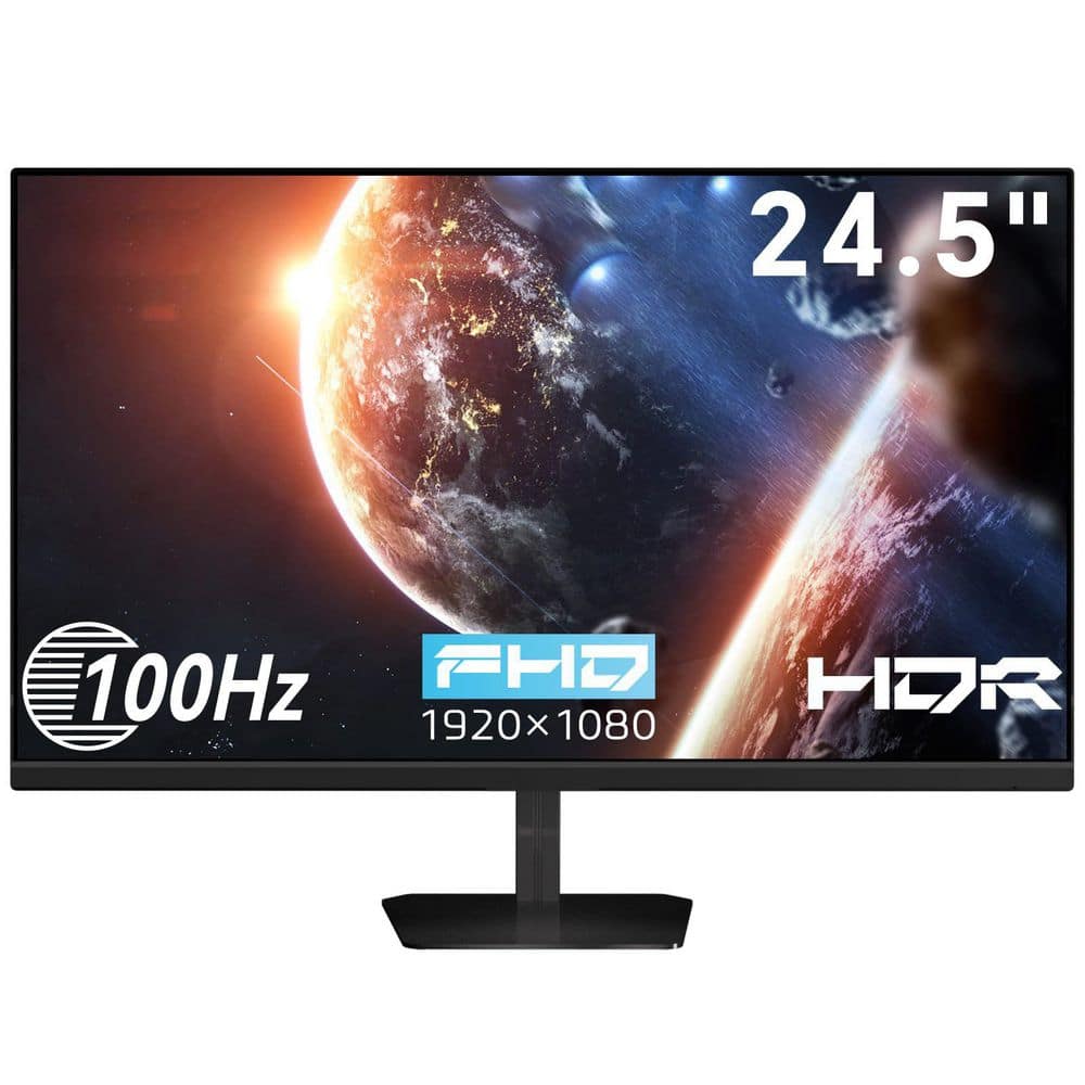 24.5in. IPS Computer Monitor, FHD 100Hz Gaming Monitor, Eye Care, Adaptive-Sync, Low Blue Light, HDR,VESA Mount,HDMI VGA price history on PriceWatchPro