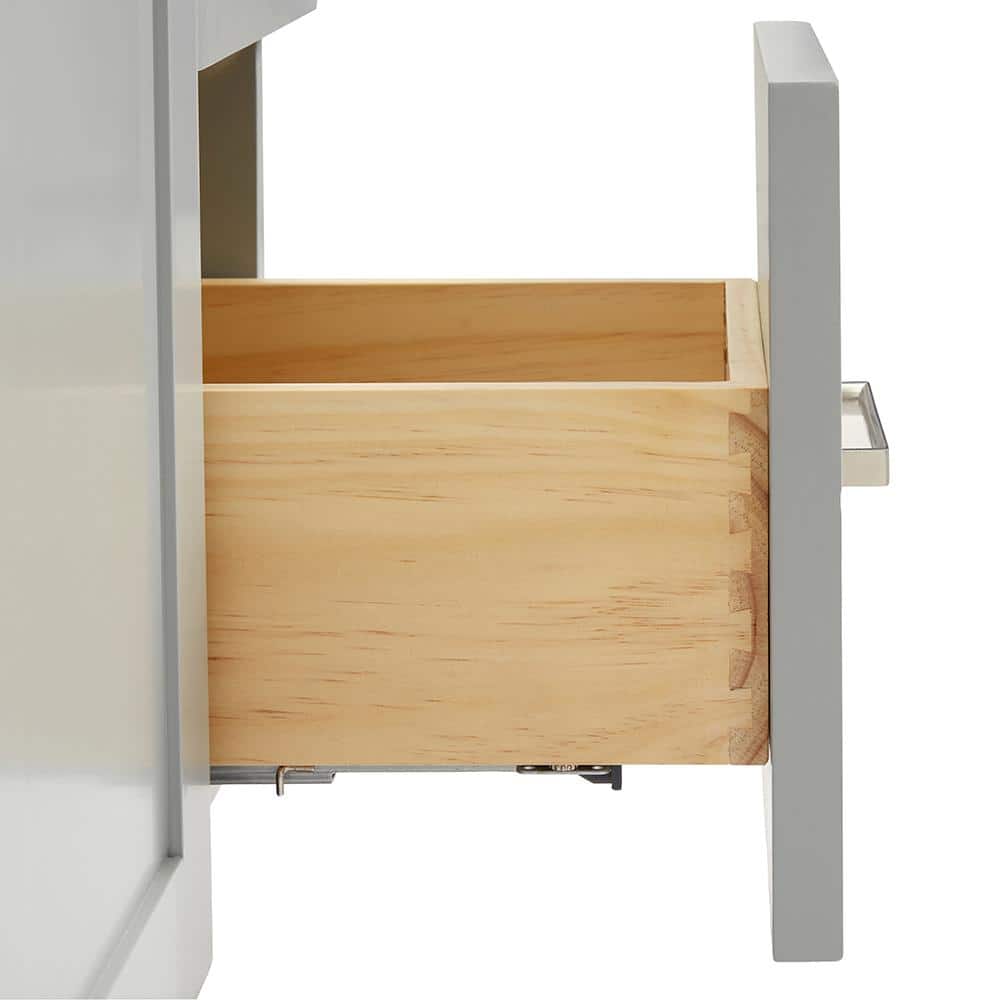 Hamlet 42" Grey Solid Wood Freestanding Single Vanity Cabinet