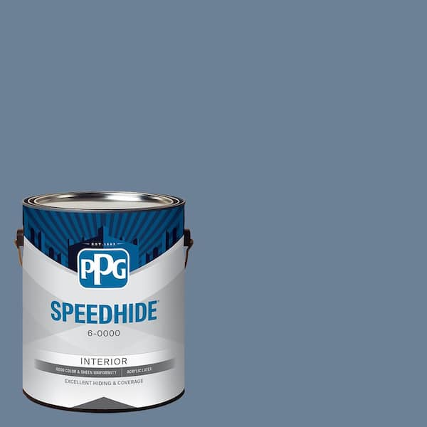 1 gal. PPG1163-5 Silver Blueberry Semi-Gloss Interior Paint
