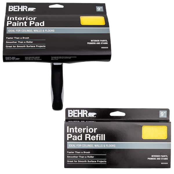 BEHR 9 in. Interior Paint Pad and Refill Pad 2-Pack