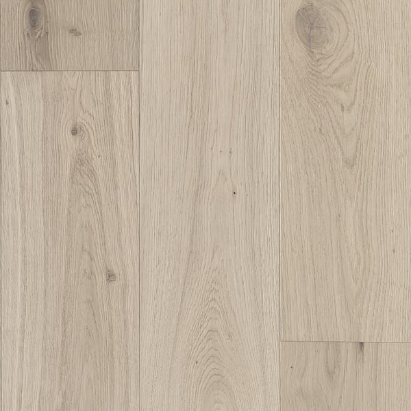 Malibu Wide Plank Manchester French Oak 9/16 in. T x 7.5 in. W Tongue & Groove Wirebrushed Engineered Hardwood Flooring (23.3 sq.ft./case)