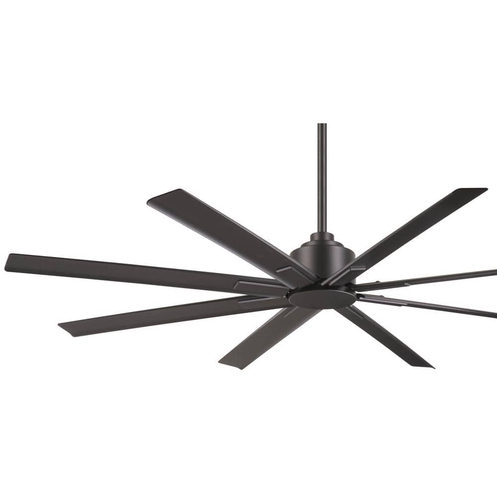 65" Smoked Iron 8-Blade Smart Ceiling Fan with Remote