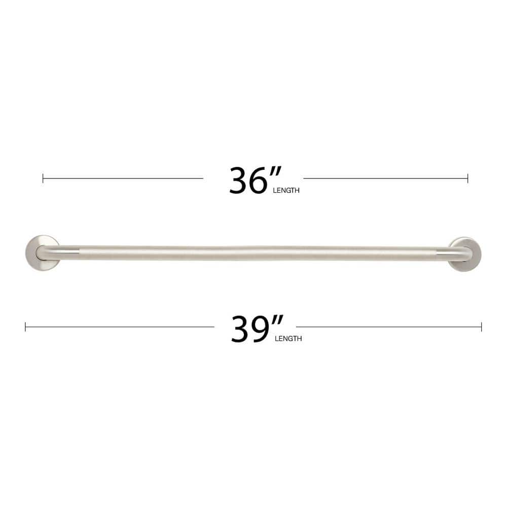 Signature 36'' Satin Stainless Steel Wall Mount Grab Bar