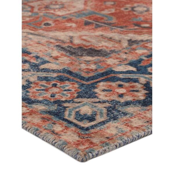 Rugsmith Terracotta Machine Tufted Mona Area Rug Red 5' x 7'