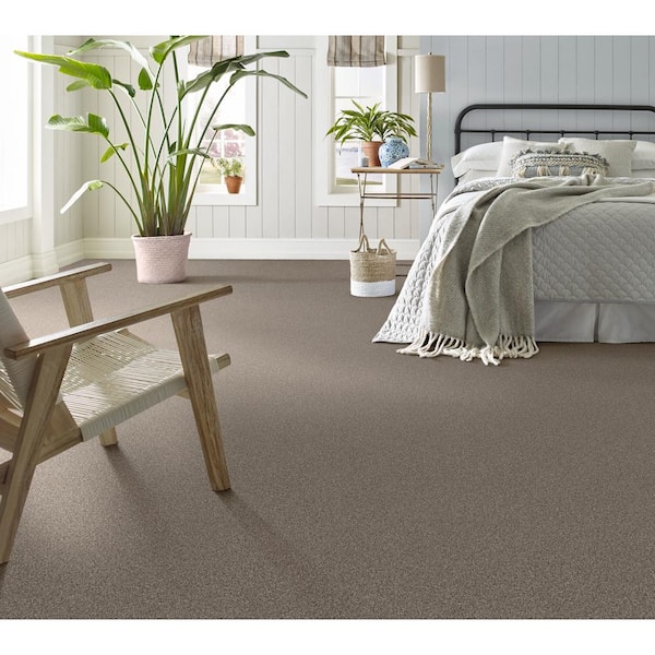 Urban Artifact II - Cement - Gray 60.9 oz. Nylon Texture Carpet - Installation Required