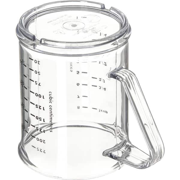 Carlisle 4314107 Measuring Cup NSF US/Metric,clear polycarbonate 1 cup 8oz. 