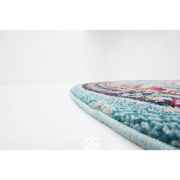 Reviews for Unique Loom Medici Valencia Light Blue 8' 0 x 8' 0