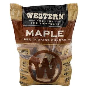 Maple Barbecue Flavor Wood Cooking Chunks for Grilling and Smoking