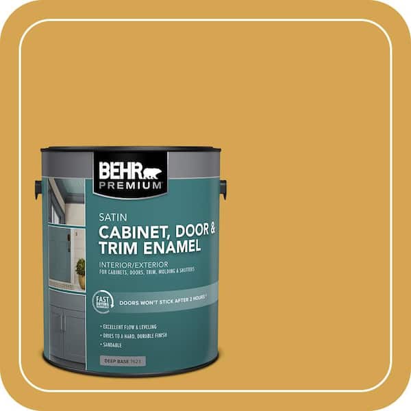 BEHR PREMIUM 1 gal. #M290-6 Plantain Chips Satin Enamel Interior