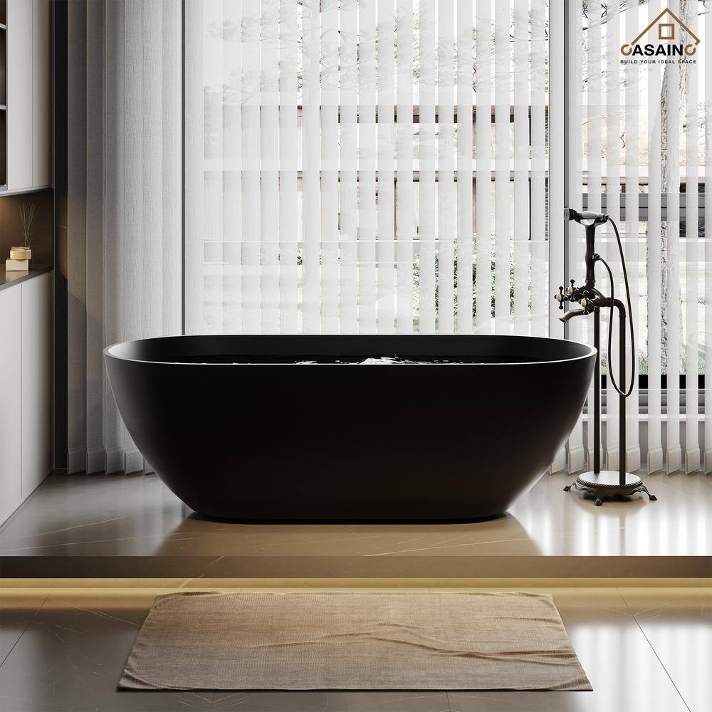 69 in. x 30 in. Soaking Bathtub in Matte Black price history on PriceWatchPro