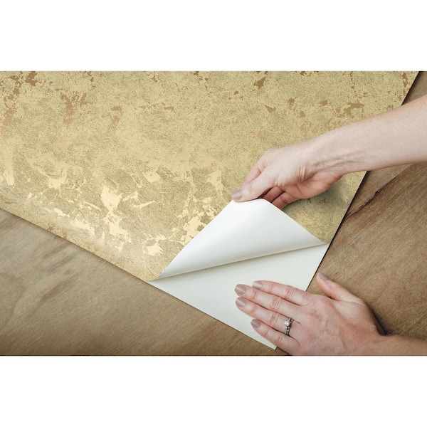 Gold Silver Wallpaper Peel & Stick Removable Contact Paper Self