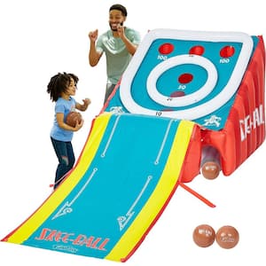 Skee-Ball Game for Kids and Adults, Giant Inflatable Game, Includes 4 Balls and Pump, Outdoor Games for Whole Family