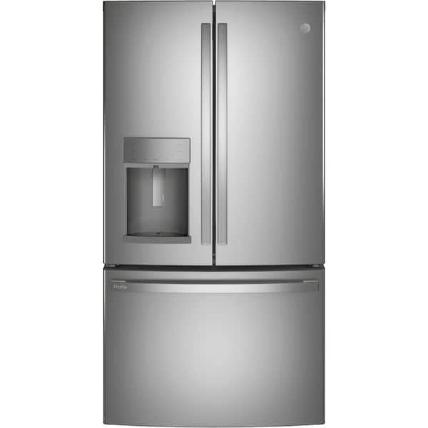 GE Profile 27.8 cu. ft. French Door Refrigerator with Hands-Free Autofill in Fingerprint Resistant Stainless Steel