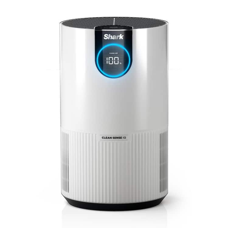 Shark 500 sq. ft. HEPA - True Console Air Purifier in Whites with Nanoseal, Cleansense IQ, Odor Lock